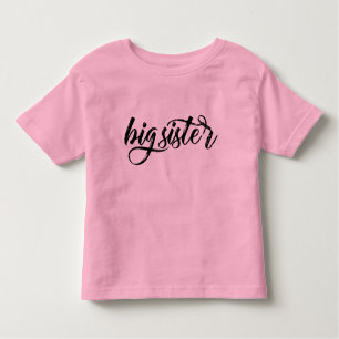 Big Sister Black, geborsteld Kinder Shirts