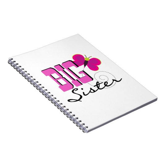 Big Sister - Butterfly Gifts Notitieboek (Rechterzijde)