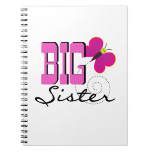 Big Sister - Butterfly Gifts Notitieboek