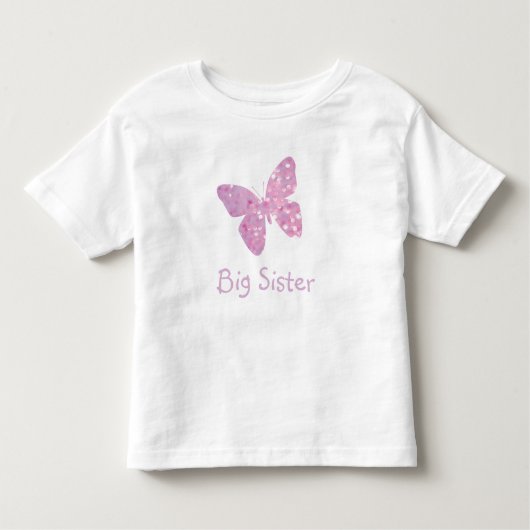 Big Sister Butterfly Kinder Shirts (Voorkant)