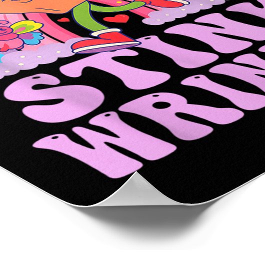 Big Sister Claus Christmas Light Matching Family X Poster (Hoek)