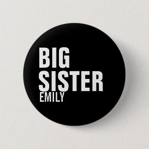 Big Sister Custom Round Button