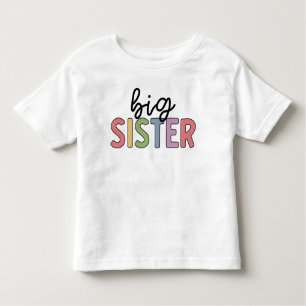 Big Sister Cute, bevorderd tot zuster Kinder Shirts