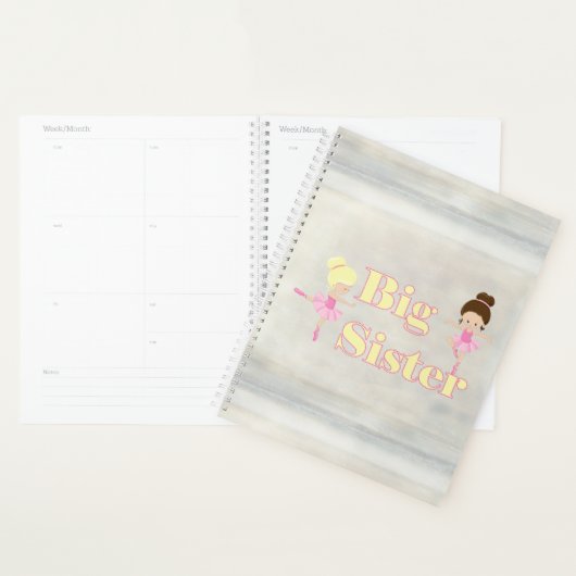 Big Sister Dancing Ballerina Planner (Display)