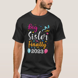 Big Sister, eindelijk Kind 2023 Zwangerschap Aanko T-shirt