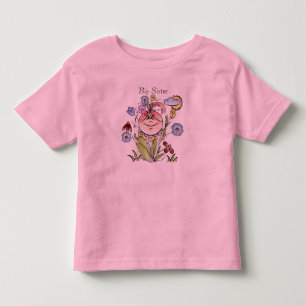 Big Sister Flower Garden Fairy Kinder Shirts