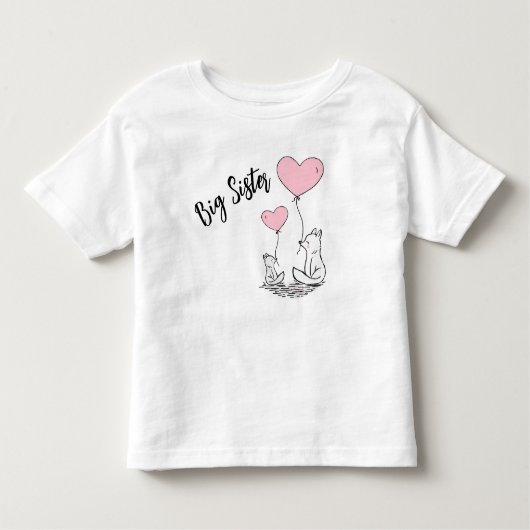 Big Sister Gift Kinder Shirts (Voorkant)