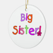 Big Sister Gifts Keramisch Ornament (Links)