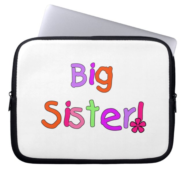 Big Sister Gifts Laptop Sleeve (Voorkant)