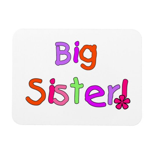 Big Sister Gifts Magneet (Horizontaal)