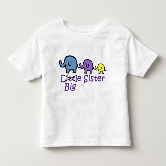Big Sister Kinder Shirts (Voorkant)
