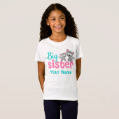 Big Sister Kitty Cat Aangepast Shirt (Voorkant volledig)