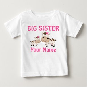 Big Sister Koe gepersonaliseerde T-shirts