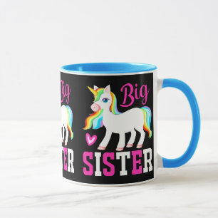 Big Sister Magical Unicorn w. Rainbow Mane & Tail Mok