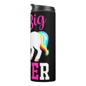 Big Sister Magical Unicorn w. Rainbow Mane & Tail Thermosbeker (Geroteerd rechts)