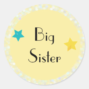 Big Sister met sterren Ronde Sticker