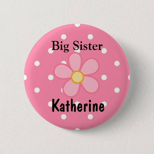 Big Sister Name Button (Voorkant)