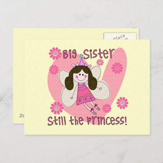 Big Sister, nog steeds de prinses Briefkaart (Voorkant / Achterkant)
