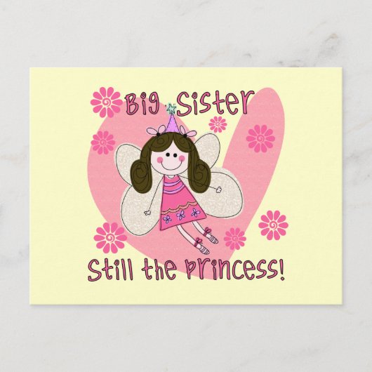 Big Sister, nog steeds de prinses Briefkaart (Voorkant)