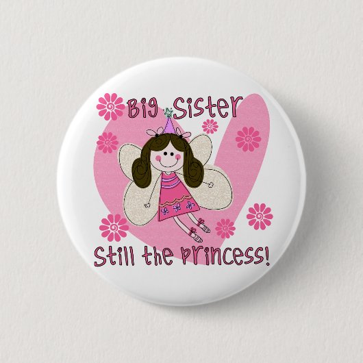 Big Sister, nog steeds de prinses Ronde Button 5,7 Cm (Voorkant)