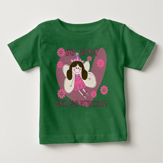 Big Sister, nog steeds Princess Raglan T-shirt (Voorkant)