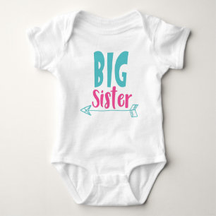 Big Sister, oudere zuster, Arrow, Sibling, Family Romper