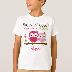 Big Sister Owl Aangepast T-shirt
