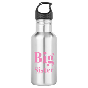 Big Sister Pink letters girl Waterfles