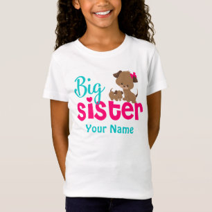 Big Sister Puppy Dog Aangepast Shirt