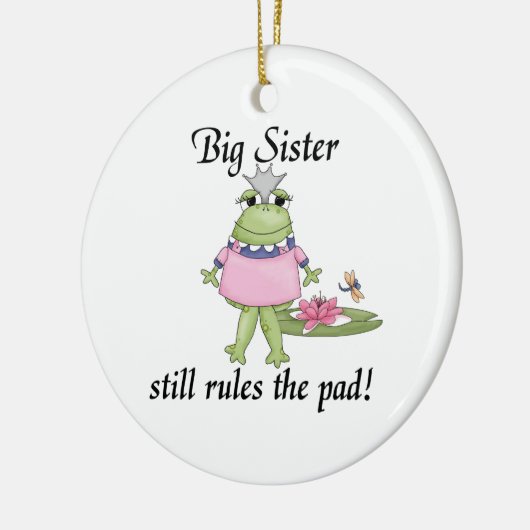 Big Sister regelt de kaartjes Keramisch Ornament (Links)