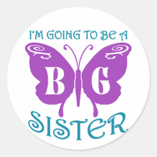 Big Sister Ronde Sticker