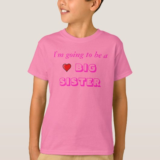 Big Sister T-Shirt (Voorkant)