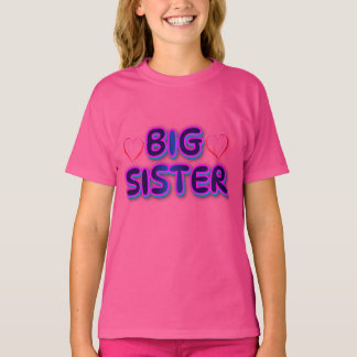 "Big Sister T-shirt – Celebrate Siblinghood"