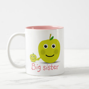 Big sister tweekleurige koffiemok