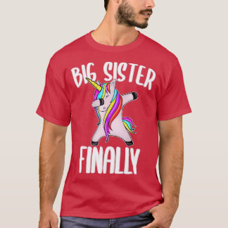 Big Sister uiteindelijk Unicorn om een grote zuste T-shirt