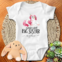 Big Sister Unicorn Romper