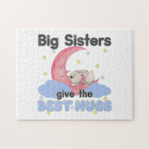 Big Sisters geven de beste handschoen - Moon Bunny Legpuzzel