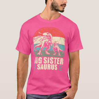 Big Sistersaurus Tshirts Big Sister Shirt Dinosaur