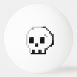 Big Skull-pixel, 8-bits Ping Pong Ball
