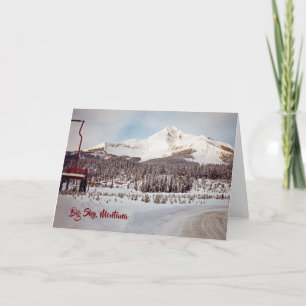  Big Sky Montana Ski Area Foto Kaart