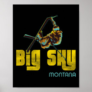 Big Sky Montana  Skiën Poster