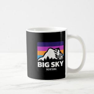 Big Sky Montana Skiën Snowboarden Familie Ski-T's Koffiemok