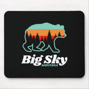 Big Sky Montana Skiën Snowboarding Beer Muismat