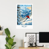 Big Sky Ski Poster 1 (Bureau à domicile)