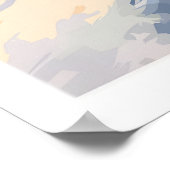 Big Sky Wall Art Poster - Ski Print 1 (Coin)