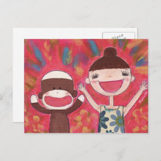 Big Smile Briefkaart (Voorkant / Achterkant)