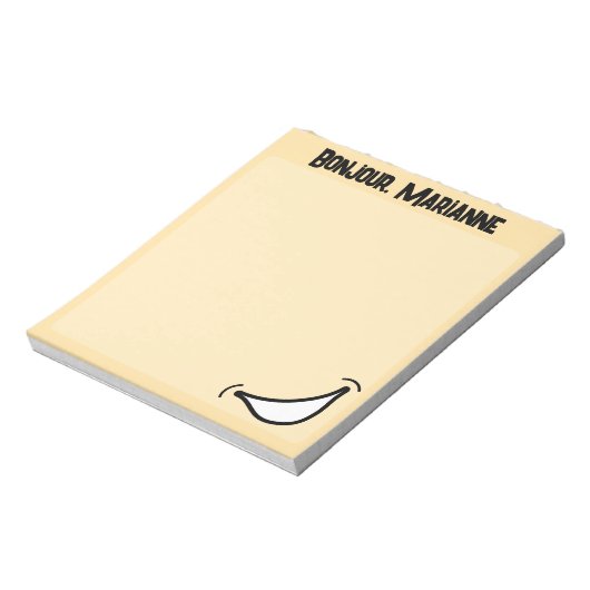 Big Smile Levendig Kleurrijk Notitieblok (Gedraaid)