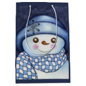 Big Snowman Gift Bag Medium Cadeauzakje (Voorkant)