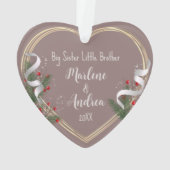 Big Soeur Nouvelle Photo Bébé Holly Pine Gold Fram (dos)