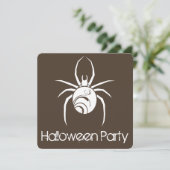 Big Spider Halloween Party Invitation (Debout devant)